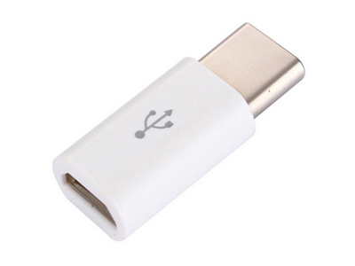Connector USB Micro to Type C White