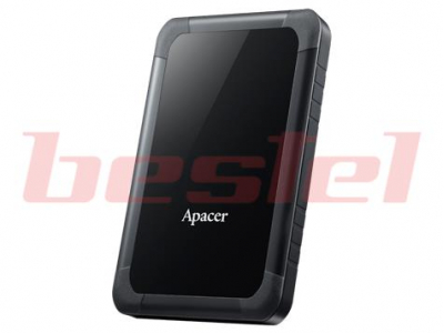 Apacer 1 TB USB 3.1 Portable Hard Drive AC532 Black Shockproof