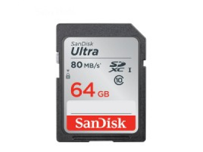 SanDisk Ultra SDHC 80 MB/s' (64GB)