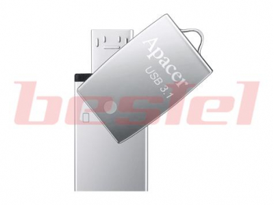 Apacer 32 GB USB 3.1 Gen1 micro USB AH750 Silver (Android)