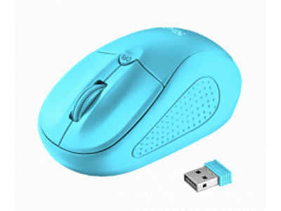 Trust Primo Wireless Mouse - neon blue (21921)