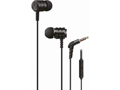 2E Headphones X1 Extra Bass Mic Black (2E-IEX1BK)