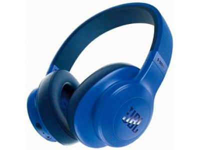 JBL E55BT Bluetooth Over-Ear Headphones Blue