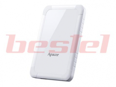 Apacer 1 TB USB 3.1 Portable Hard Drive AC532 White Shockproof