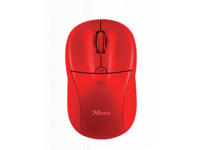 Trust Primo Wireless Mouse - sum red (22138)