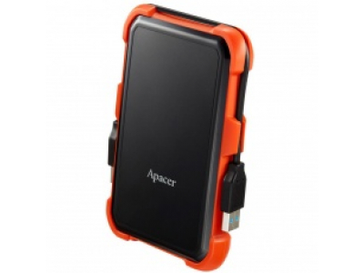 Apacer 2 TB USB 3.1 Portable Hard Drive AC630 Orange Shockproof