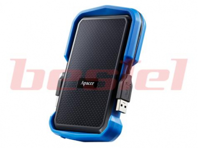 Apacer 1 TB USB 3.1 Portable Hard Drive AC631 Blue Shockproof Water Resistant