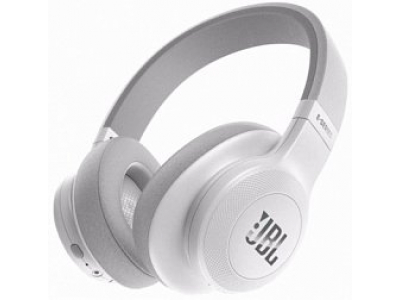 JBL E55BT Bluetooth Over-Ear Headphones White