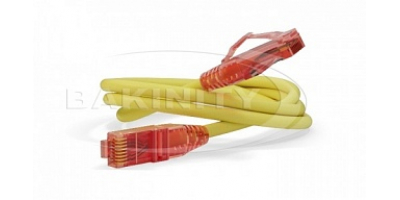 Lan kabel Hyperline U/UTP Cat5 5m yellow