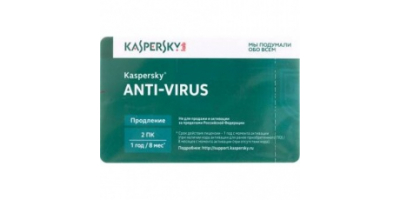 Kaspersky Antivirus Reneval card 2pk