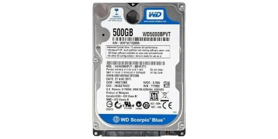 WD Scorpio Blue HDD 2.5" (500GB)