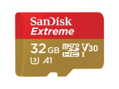 SanDisk microSDHC 100 MB/s' (32GB) with Adapter