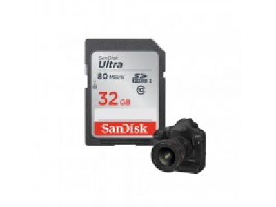 SanDisk Ultra SDHC 80 MB/s' (32GB)