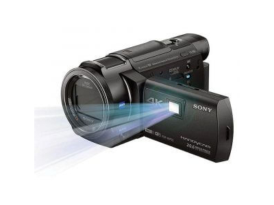 Sony 64GB FDR-AXP35 4K Camcorder with Built-In Projector