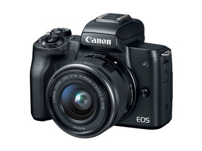 Canon EOS M50 Mirrorless Digital Camera with 15-45mm Lens Black Kit