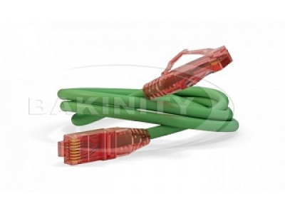 Lan kabel Hyperline U/UTP Cat5 5m green