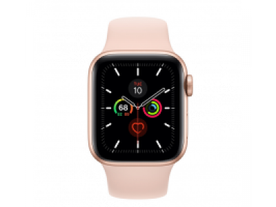 Apple Watch Series 5 (40mm,Gold Aluminum Case with Pink Sand Sport Band)