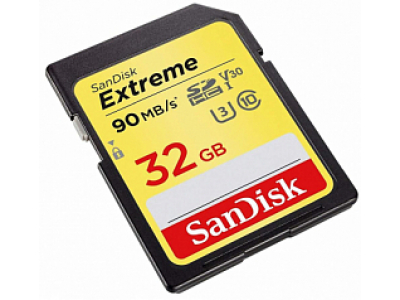 SanDisk SDHC 4k Extreme 32GB C10 V30 UHS-I U3 (SDSDXVE-032G-GNCIN)