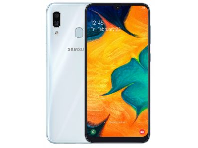 Qeydiyyatlı və mağazadan Samsung Galaxy A30 (2019) Duos 32GB White