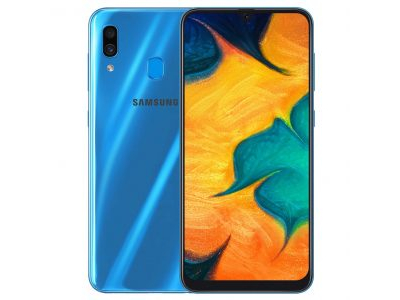 Qeydiyyatlı və mağazadan Samsung Galaxy A30 (2019) Duos 32GB Blue