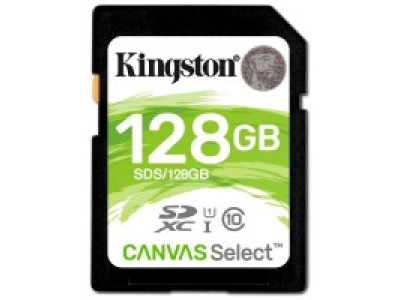 Kingston SDXC Canvas Select yaddaş kartı (128GB)