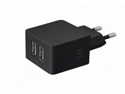 Trust Dual Smartphone Wall Charger - Black (20147)