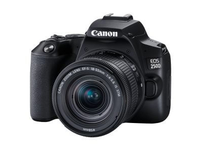 Canon EOS 250D Camera with EF-S 18-55mm Lens – Black