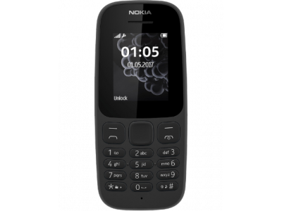 Nokia 105 DS New Black