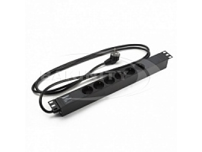 Hyperline PDU rozetka bloku SHE19-6SH-2.5EU, 6 rozetka