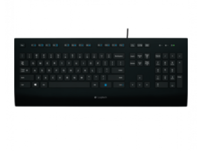 LOGITECH Corded Keyboard K280E - INTNL Business - Russian layout