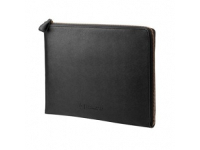 HP Spectre Black Leather Sleeve Zipper 13.3