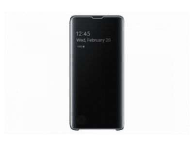Clear View Cover for Galaxy S10, black