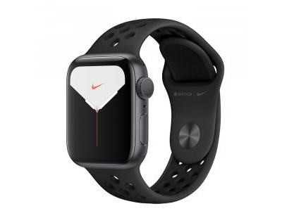 Apple Watch Series 5 Nike+ GPS 40mm Space Gray Aluminum Case with Nike Sport Band (MX3T2)