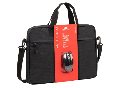 Riva Case 8038 + Wireless Mouse Bag 15,6 Black