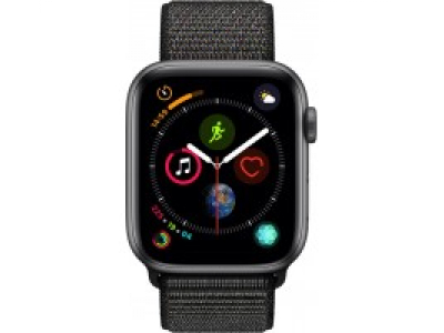 Apple Watch Series 4 (44mm,Space Gray Aluminum Case with Black Sport Loop)