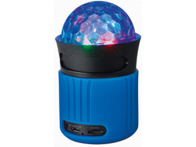 Trust Dixxo Go Wireless Bluetooth Speaker With Party Lights- Blue (21347)