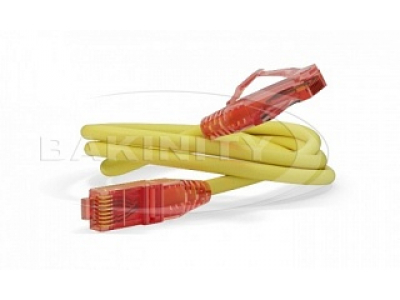 Lan kabel Hyperline U/UTP Cat5 3m yellow