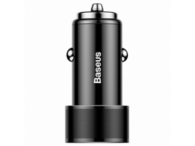 Baseus Small Screw Series 2USB 3.4A + Lightning Cable Black