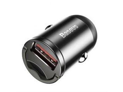 Baseus Tiny Star Mini Quick Charge Car Charger Usb Port 30W Black