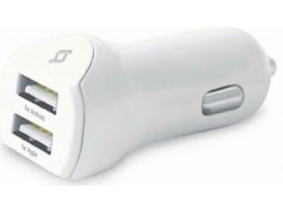 Ttec Speed Car Charger DUO (2CKS02) White