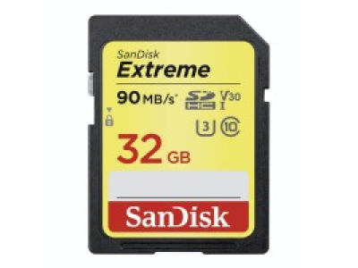 SanDisk Extreme SDHC UHS-I 90 MB/s' (32GB)