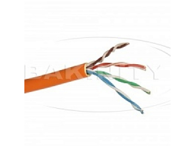 Lan kabel Hyperline UUTP4-C5E-S24-IN-LSZH-OR-305 U/UTP 5e(24AWG), LSZH 305m