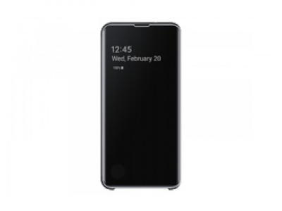 Clear View Cover for Galaxy S10e, black