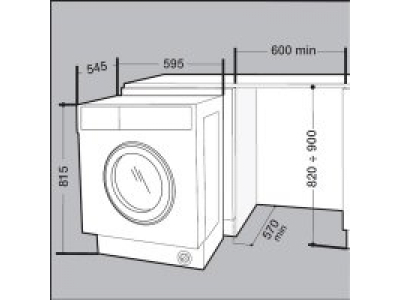 Quraşdırılan paltaryuyan maşın Whirlpool BI WMHG 71484 EU / 7 кг (White)