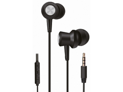 2E Headphones A1 Ergonomic Fit Mic Black (2E-IEA1BK)