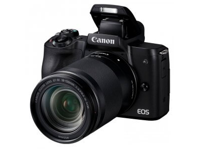 Canon EOS M50 Mirrorless Digital Camera with 18-150mm Lens Black Kit