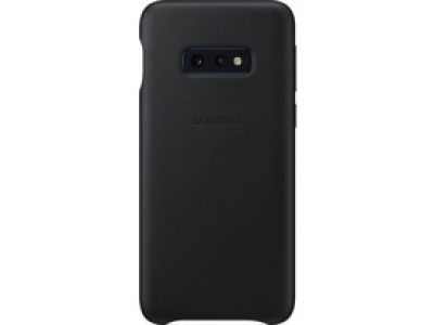 Leather Cover for Galaxy S10e, black