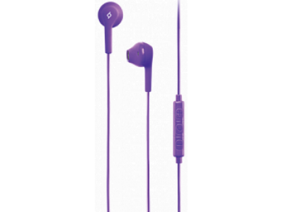 ttec RIO In-Ear Headphones with Built-in remote control purple