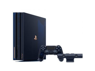 Sony PlayStation 4 Pro 2Tb 500 Million Limited Edition Console Bundle – Translucent Blue