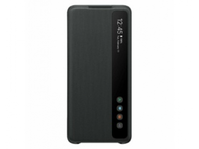 Smart Clear View Cover for Galaxy S20+, black (EF-ZG985CBEGRU)